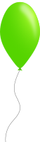 Green balloon