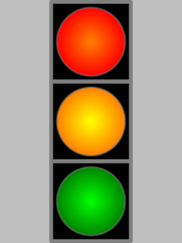 SMIL animation Verkehrslichtsignalanlage