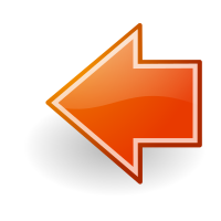 Go Previous Orange Button Tango Style