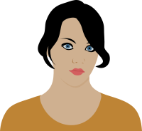Serious woman by Rones