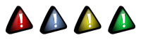 Exclamation icons