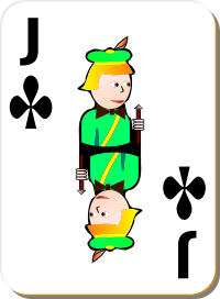 White Deck: Jack of Clubs