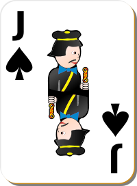 White Deck: Jack of Spades