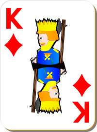 White Deck: King of Diamonds