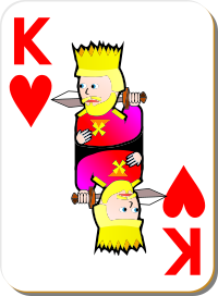 White Deck: King of Hearts