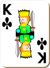 White Deck: King of Clubs
