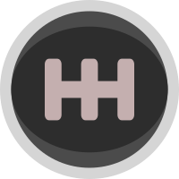 Racing Gear Shift Knob Icon Simple