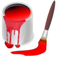 color bucket red