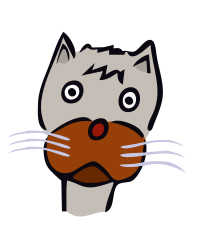 drawn cat