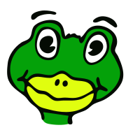 drawn frog