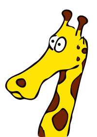 drawn giraffe