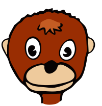 drawn monkey