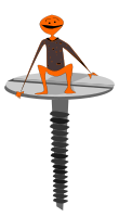 hombre tirafondo sonrie