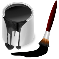 color bucket black