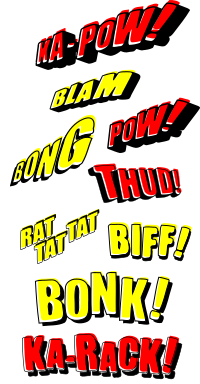 Vintage Comic Book Sound Effects