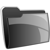 black folder