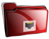 Folder icon red net