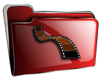 Folder icon red video