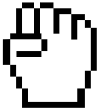 mouse pointer fist