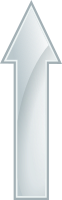 Glossy White Arrow