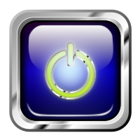 Icon Blue Mutimedia PowerOn