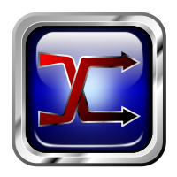 Icon Blue Multimedia Random