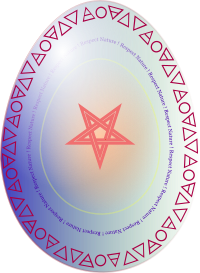 Decorated Neo-Pagan Egg