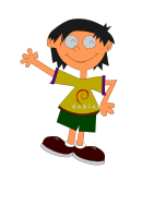 Cartoon kid