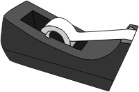 black tape