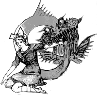 a Girl and her Sea Monster