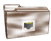 Folder icon plastic net
