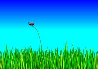 Grass with bug