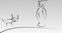 Ghost and Cat