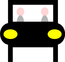 Car with people