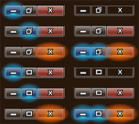 Windows 7 Window Buttons