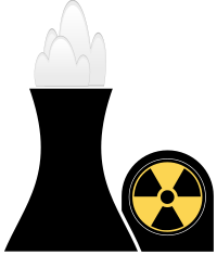 nuclear plant black