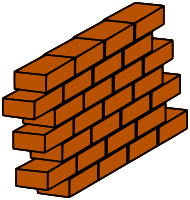 Red brick wall