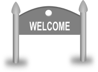 Welcome Sign board