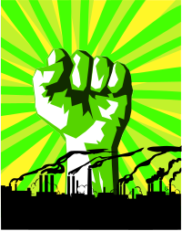 Green power against pollution