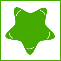 eco green star icon