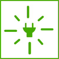 eco green energy icon