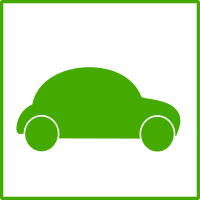 eco green car icon