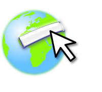 Earth with mouse