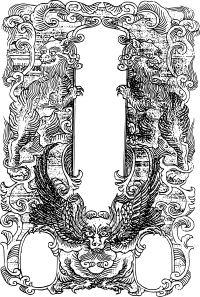Old Ornate Asian Frame