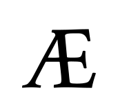 Ligature AE