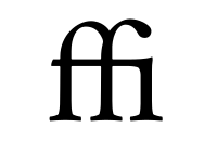 Ligature ffi