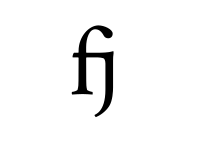 Ligature fj