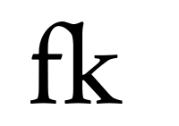 Ligature fk