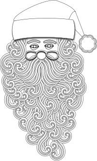Santa 1 Outline