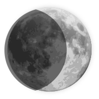 weather icon - crescent